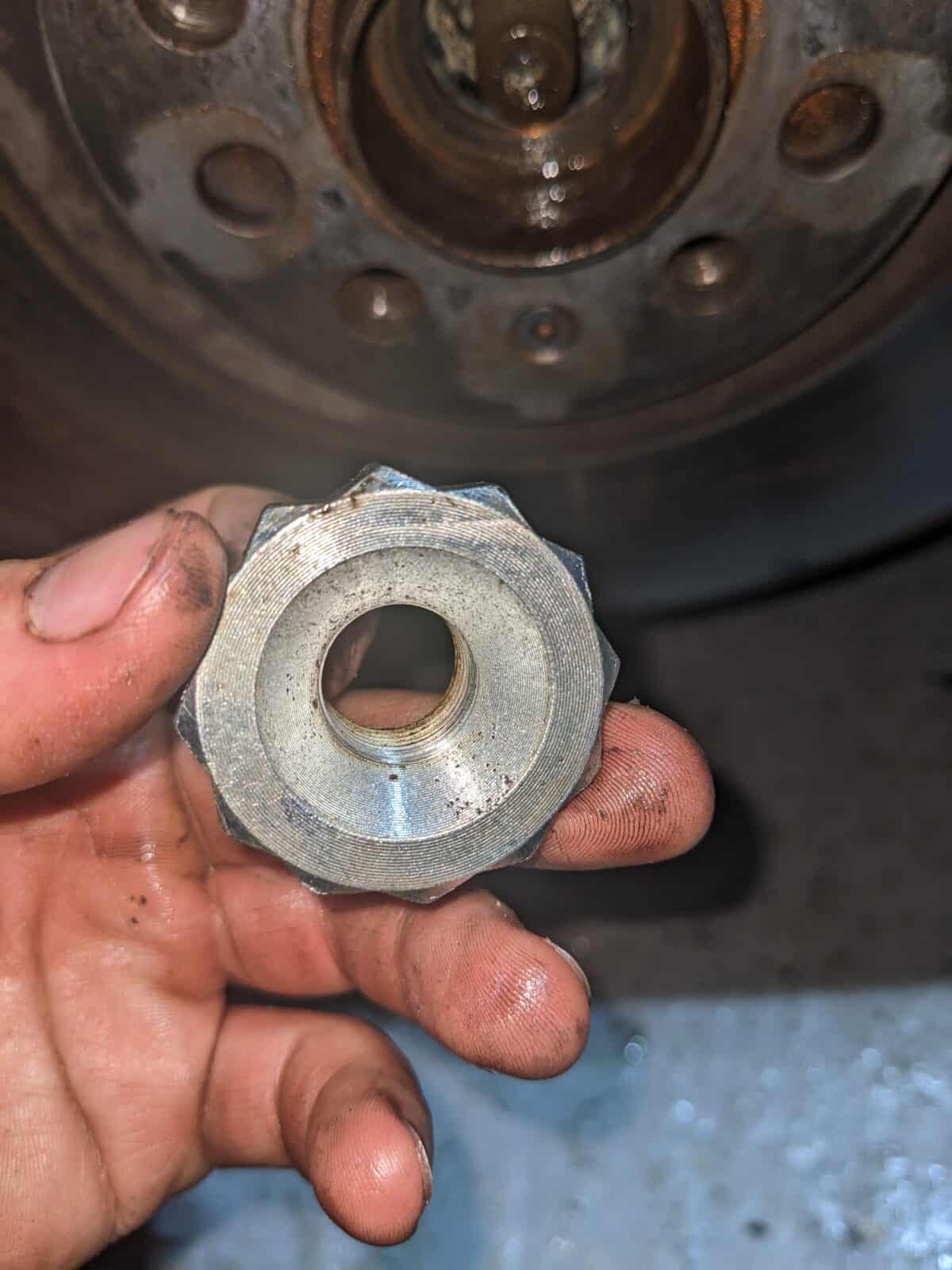 12-point drive shaft nut